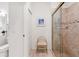 Bathroom with a large shower and a vanity at 1570 Monarch Dr, Venice, FL 34293