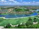 Aerial view showcasing the community's location and golf course at 17108 Vardon Ter # 203, Lakewood Ranch, FL 34211