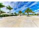 Landscaped courtyard with gazebo and palm trees at 17120 Cresswind Ter, Bradenton, FL 34211