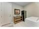 Bright laundry room, washer, dryer, wine cooler, and ample storage at 17120 Cresswind Ter, Bradenton, FL 34211