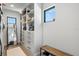 Well-organized closet with custom shelving and drawers at 1914 Riverside E Dr, Bradenton, FL 34208