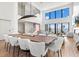 Elegant dining room with large table and chairs at 1914 Riverside E Dr, Bradenton, FL 34208