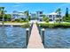 Private dock offering serene water views and easy boat access at 1914 Riverside E Dr, Bradenton, FL 34208