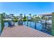 Relaxing waterfront dock with seating, offering stunning water views at 1914 Riverside E Dr, Bradenton, FL 34208