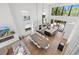 Open floorplan showcasing kitchen, dining, and living areas at 1914 Riverside E Dr, Bradenton, FL 34208