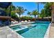 Inviting swimming pool with spa and ample lounge space at 1914 Riverside E Dr, Bradenton, FL 34208