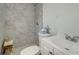Clean bathroom with a shower and white vanity at 2726 Jerry Ave, Punta Gorda, FL 33950