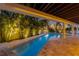 Relaxing pool with unique design and patio area at 315 Hammock Cir, Anna Maria, FL 34216
