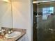 Clean bathroom with shower and vanity at 322 Blackburn Blvd, North Port, FL 34287