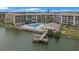 Community pool and private dock on the lake at 3622 Lake Bayshore Dr # K302, Bradenton, FL 34205