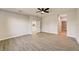 Spacious bedroom with hardwood floors and access to bath at 3850 Skyway Ave, North Port, FL 34288