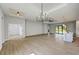 Open floor plan combining kitchen, dining, and living areas at 3850 Skyway Ave, North Port, FL 34288
