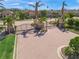 Gated community entrance with brick pillars and iron gates at 3904 Waypoint Ave, Osprey, FL 34229