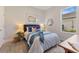 Bedroom with a double bed and window at 4697 Antrim Dr, Sarasota, FL 34240