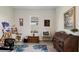 Home office with hardwood floors and natural light at 4697 Antrim Dr, Sarasota, FL 34240