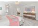 Main bedroom with access to the bathroom and plenty of natural light at 5107 86Th Street W Ct, Bradenton, FL 34210