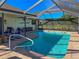 Sparkling blue pool with a spacious patio area at 5107 86Th Street W Ct, Bradenton, FL 34210