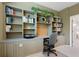 Functional home office with built-in desk and ample storage at 5240 Hyland Hills Ave # 1411, Sarasota, FL 34241