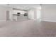 Open concept kitchen features island and modern appliances at 5587 Farmington Ave, North Port, FL 34288
