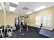 Weight room with free weights and machines at 5700 Bentgrass Dr # 16-211, Sarasota, FL 34235