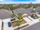 Community overview featuring houses and a water feature at 6077 Amberly Dr, Bradenton, FL 34208
