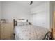 Bedroom with double closet and neutral decor at 6077 Amberly Dr, Bradenton, FL 34208