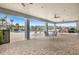 Covered patio area overlooking pool at 6077 Amberly Dr, Bradenton, FL 34208