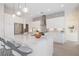 Modern kitchen with stainless steel appliances and white cabinetry at 6702 Pinehurst Pl, Bradenton, FL 34202
