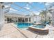 Large screened pool and spa at 6702 Pinehurst Pl, Bradenton, FL 34202