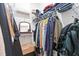 Well-organized walk-in closet with custom shelving at 6702 Pinehurst Pl, Bradenton, FL 34202