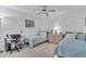 Spacious bedroom with two twin beds and ample floor space at 6807 Stone River Rd # 204, Bradenton, FL 34203