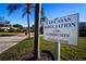 Las Casas Association 55+ community sign, no soliciting at 7213 Las Casas Dr, Sarasota, FL 34243
