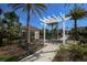 Fenced dog park with benches and shaded areas at 8150 Enclave Way # 104, Sarasota, FL 34243