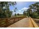 Wooden footbridge over a waterway at 14146 Cattle Egret Pl, Bradenton, FL 34202
