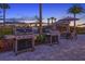 Community grilling area with two built-in grills for resident use at 16606 San Nicola Pl, Lakewood Ranch, FL 34211