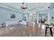 Bright and airy living room with high ceilings at 210 166Th Ne St, Bradenton, FL 34212