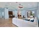 Open floorplan living room, view of kitchen and backyard at 210 166Th Ne St, Bradenton, FL 34212