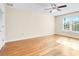 Spacious bedroom with hardwood floors and large window at 3523 52Nd W Ave, Bradenton, FL 34210