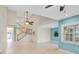 Bright living room with high ceilings and tiled floors at 3523 52Nd W Ave, Bradenton, FL 34210