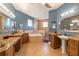 Spacious bathroom with double vanity, soaking tub and shower at 3607 Darin Dr, Punta Gorda, FL 33950