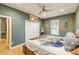 Guest bedroom with a king-size bed and plenty of closet space at 3607 Darin Dr, Punta Gorda, FL 33950