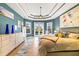 Serene main bedroom with king-size bed, and access to the pool area at 3607 Darin Dr, Punta Gorda, FL 33950