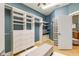 Large walk-in closet with built-in shelving and drawers at 3607 Darin Dr, Punta Gorda, FL 33950