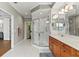 Spacious bathroom with a large shower and double vanity at 3665 Square West Ln # 13, Sarasota, FL 34238