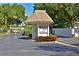 Gated entrance to the community at 425 30Th W Ave # C102, Bradenton, FL 34205
