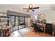 Home office with patio access at 425 30Th W Ave # C102, Bradenton, FL 34205