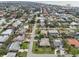 Aerial view of neighborhood by the ocean at 430 Beach Park Blvd, Venice, FL 34285