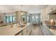 Open concept kitchen with island and breakfast nook at 4810 Sparkling Sea Ln, Bradenton, FL 34211