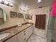 Double vanity bathroom with granite countertop at 4869 Independence Dr # 4869, Bradenton, FL 34210