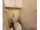 Small toilet and storage in a compact bathroom at 4869 Independence Dr # 4869, Bradenton, FL 34210